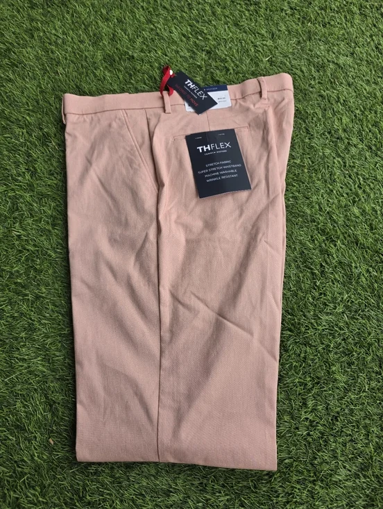 Tommy Hilfiger THFLEX Men's Dress Pants 34x30 Stretch Coral NWT $95 MRSP Career - Picture 2 of 6